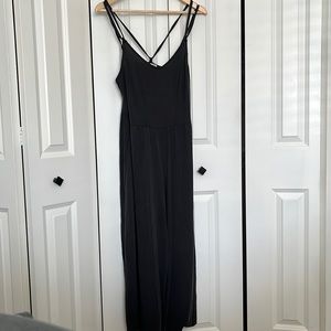 DEX clothing strappy jumpsuit. Soft black